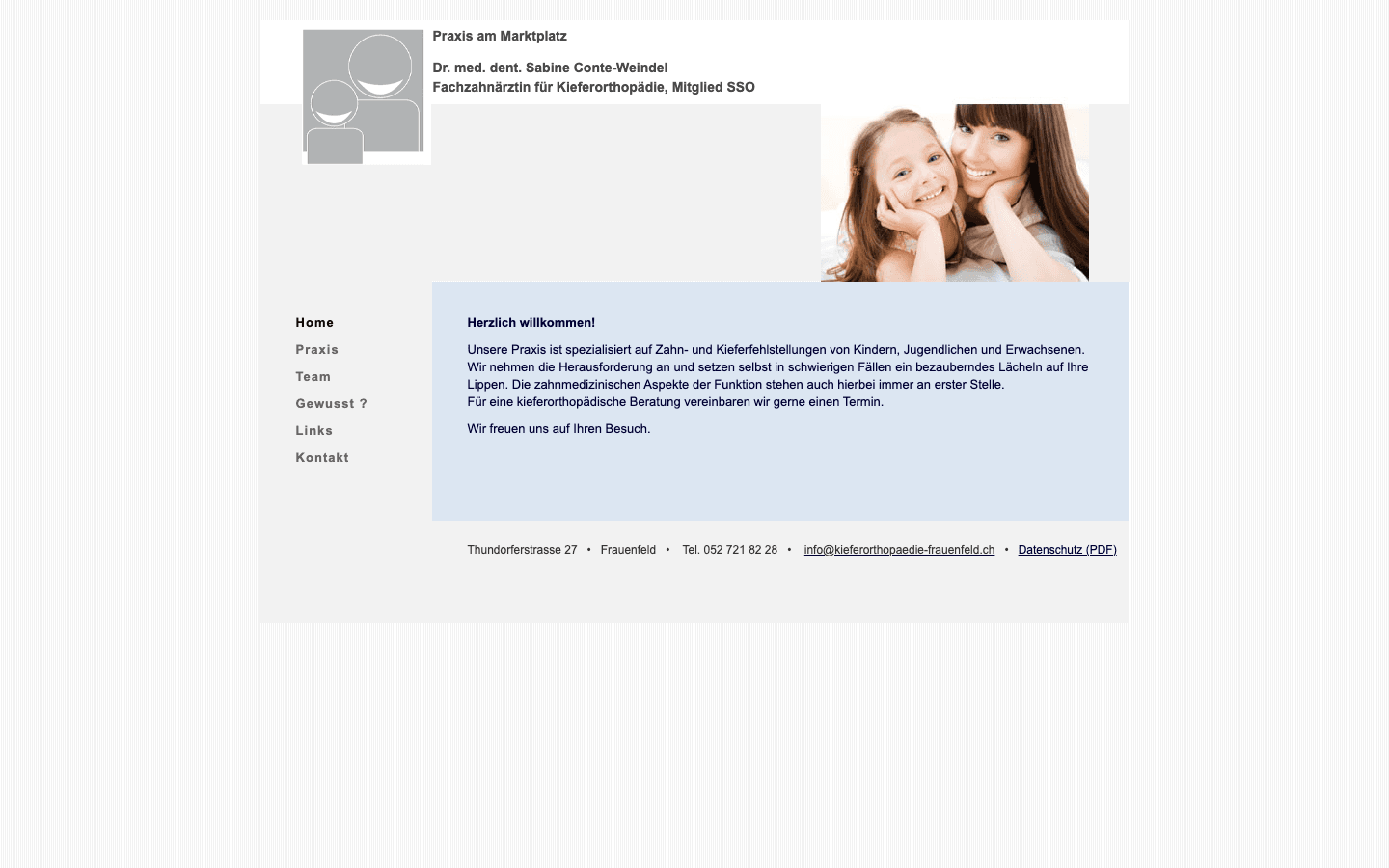 Heute · kieferorthopaedie-frauenfeld.ch
